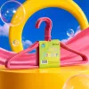 Red thickened anti-slip hanger, a multi-functional household hanging hanger, is load-bearing, durable and simple in Nordic style Specification image